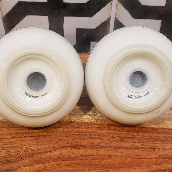Noritake Painted Desert Salt Pepper Shakers Japan Stoneware - Picture 4 of 6